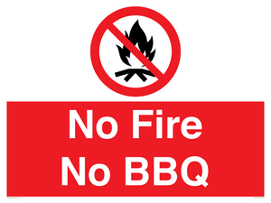 No Fire No BBQ